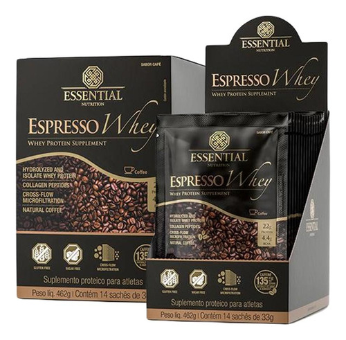 Espresso Whey Café 33g (14 Unidades - 462g) - Essential