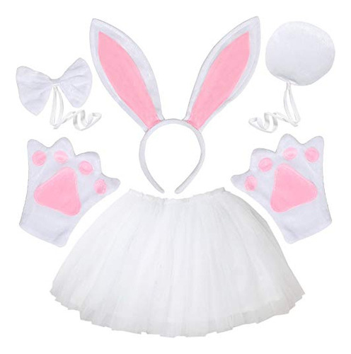 Amor Present Bunny Headband Rabbit Costume Set,ears Pdftz