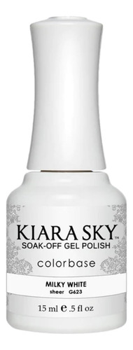 Kiara Sky Esmalte De Gel Blanco Lechoso, G623