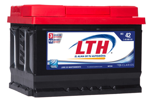 Bateria Lth 12v 500 Amp Modelo L-42-500 Automotriz
