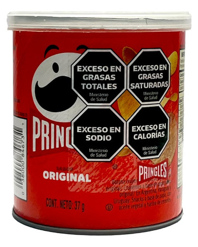 Papas Fritas Pringles Original Chicas X 37g Snacks