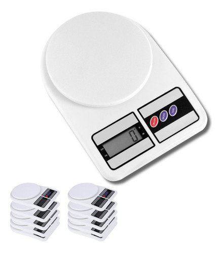 Kit 10 Balança Precisão Cozinha 10kg Atacado