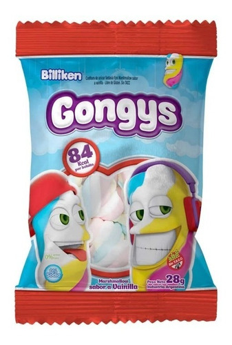 Gongys Malvaviscos Trenza Marshmallow Pack 48 Bolsas De 28gr