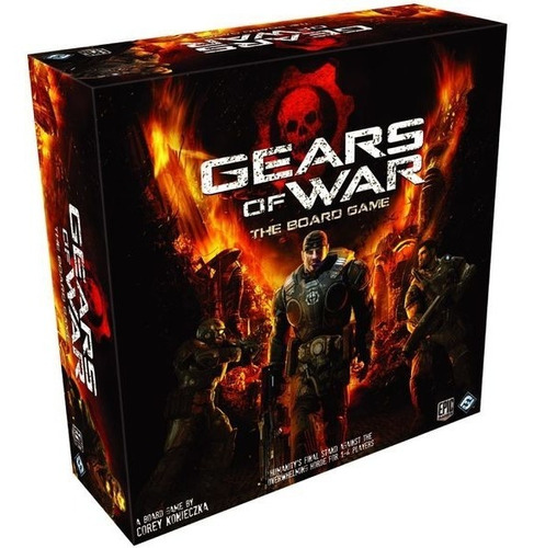 Gears Of War The Board Game Importado Novo Lacrado Raro