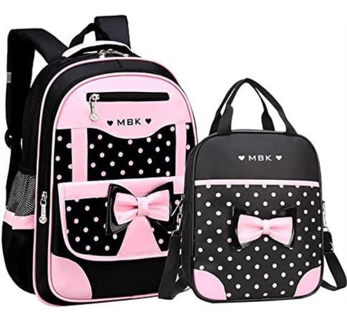 Lanshiya, 2 Uds., Mochila Niñas Con Lazo Princesa, Bolso 2