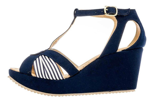 Fratta Sandalia De Mujer 80135-1 Color Marino