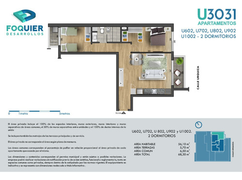 Imagen 14 de 14 de Venta Apartamento 2 Dormitorios La Blanqueada - U3031