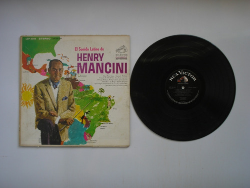 Lp Vinilo Henry Mancini El Sonido Latino Colombia 1965