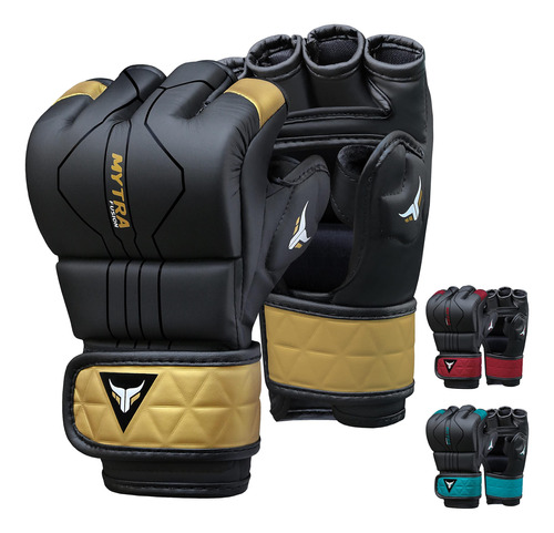 Mytra Fusion Guantes Mma Con Palma Ventilada Abierta, Guant.