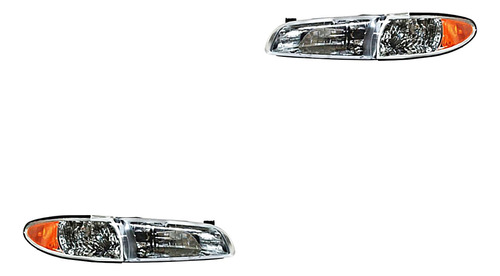 Par Faros Pontiac Grand Prix 1997 - 2002 C/base C/cuarto