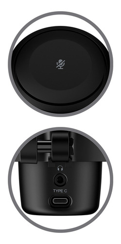 Micrófono Gamer Hyperx Duocast Black Hmid1r-a-bk/g