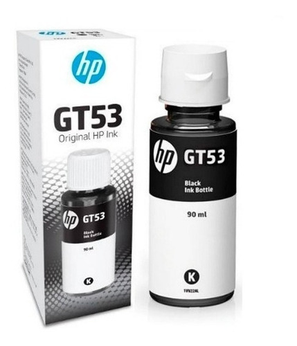 Botella Tinta Hp Gt53 Negro Original  Vigente