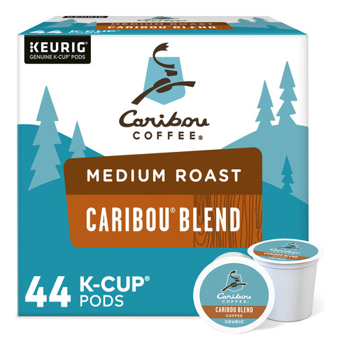 Caribou Coffee Caribou Blend, Capsula Keurig De Una Sola Por
