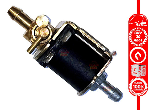 Imagem 4 de 6 de Eletrovalvula Gnv Veiculo Carburado Corta Liquido Gasolina
