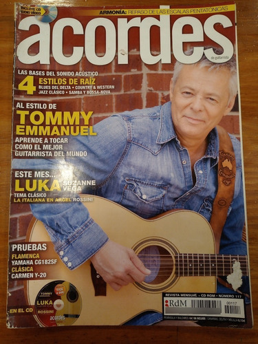 Revista Acordes Nº 117 Con Cd