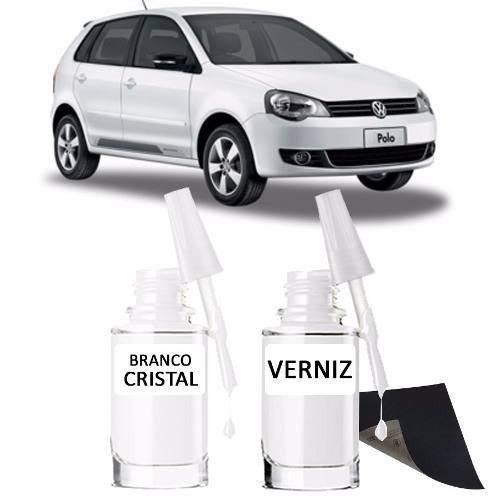 Tinta Tira Risco Automotivo Volkswagen Polo Branco Cristal