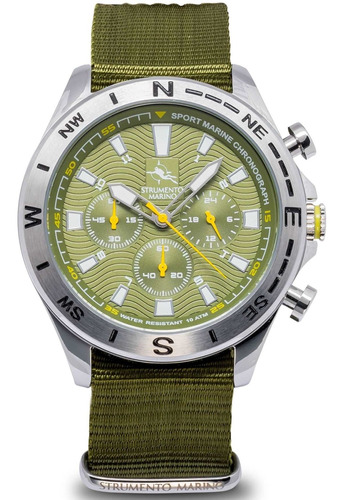 Reloj Strumento Marino Caballero Verde 123nssvrvr