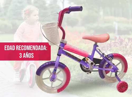 Bicicleta Rodado 12 Bmx Nena Nene Varon Mujer Ni o Ni a Rueditas