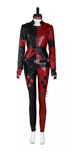 Fantasia Adulto Arlequina Harley Quinn Spandex