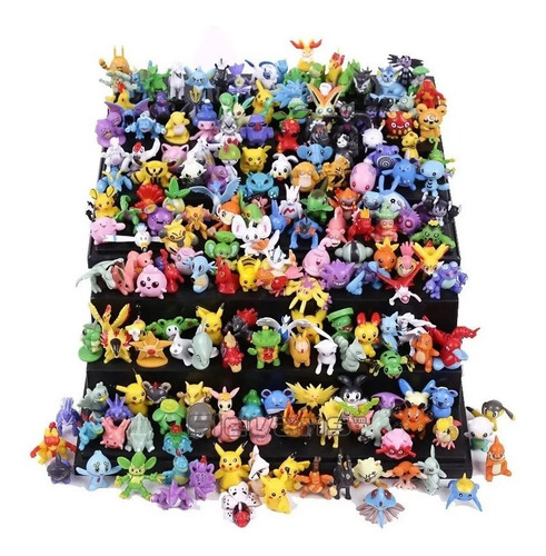 Juguete Pokémon 48 Figuras Coleccionable Pikachu Pokeball