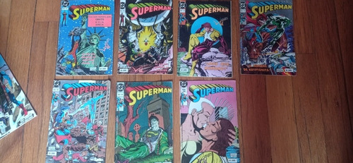 Lote 7 Cómics Superman #154-160 Usados Editorial Vid Dc