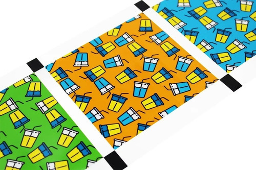 Rollo Film Plástico De Diseños 2kg Para Sellar Vasos Diseño Bebidas
