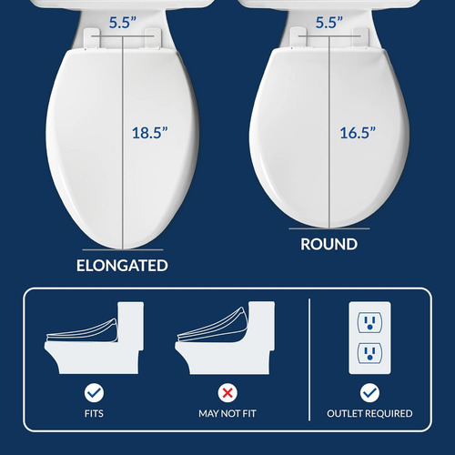 Slim One - Asiento De Inodoro Inteligente Color Blanco ...
