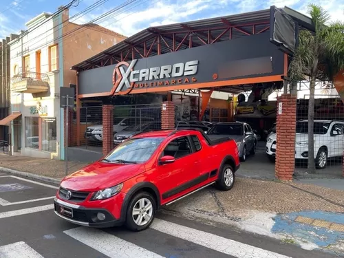 Comprar Picape Volkswagen Saveiro 1.6 G7 Cabine Dupla Cross Flex Azul 2023  em São Carlos-SP