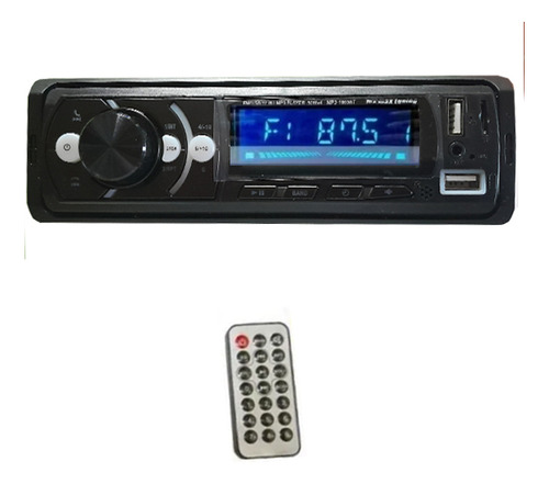 Estereo Frente Fijo Usb Fm Bluetooth Lect Memoria