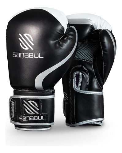 Guantes De Boxeo Sanabul 14 Oz Black/metallic Silver