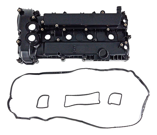 Cubierta De Válvula De Motor Negra Lr050635 31460817 Apta