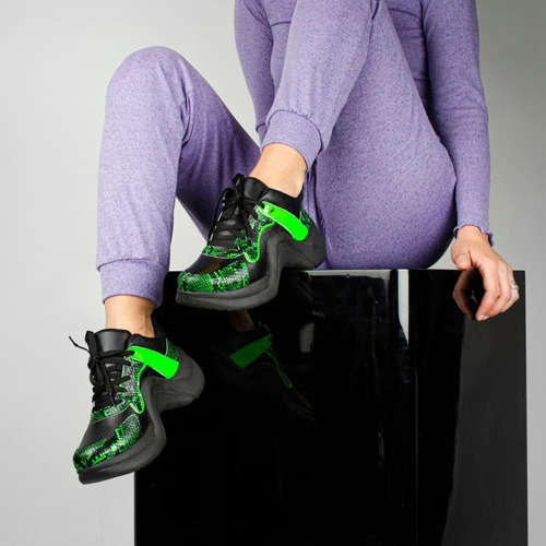 Imagen 8 de 8 de Zapatillas Zapatos De Mujer De Cuero Vacuno Cook - Ferraro