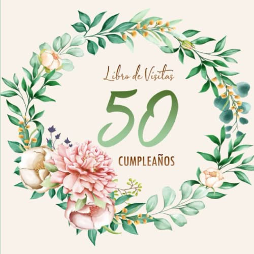 50 Umpleaños Libro De Visitas: Decoracion Para El 50 Cumple