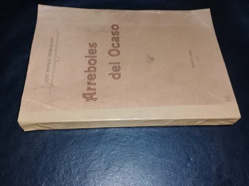Libro Arreboles Del Ocaso José Ignacio Garmendia 1917