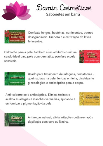 Imagem 4 de 4 de Sabonete Aroeira - Kit 6 Unidades