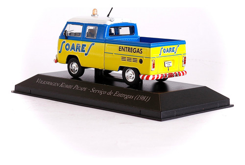 Miniatura Veículos De Serviço Volkswagen Kombi Picape 1:43 Amarelo