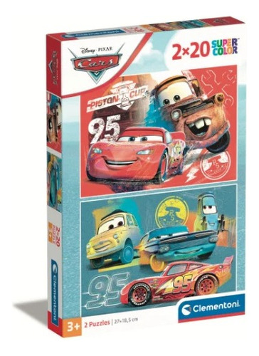 Puzzles 2x20 Piezas - Cars