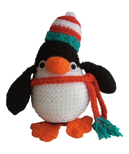 Pingüino Amigurumi Tejido En Crochet