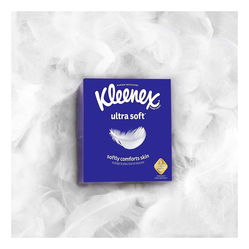 Kleenex Pañuelos Faciales Ultra Suaves, 8 Cajas Planas, 120