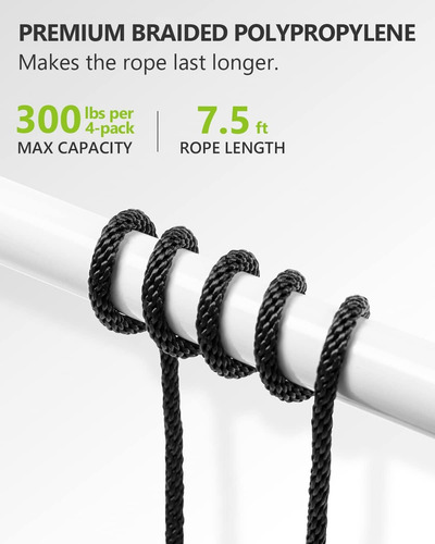 Staygrow 2 Pares De Colgadores Ajustables De Trinquete De...