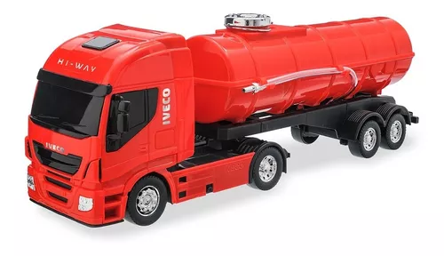 Caminhão Brinquedo Miniatura Iveco Hi Way Tanque 340