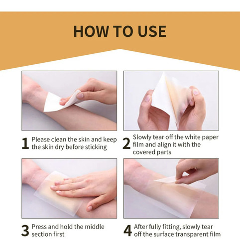 Q Parche Para Cubrir Tatuajes, Maquillaje Invisible Para