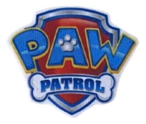 Parches Estampados Termoadhesivos Paw Patrol Logo