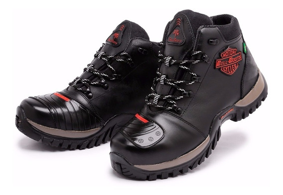 bota impermeável moto masculina