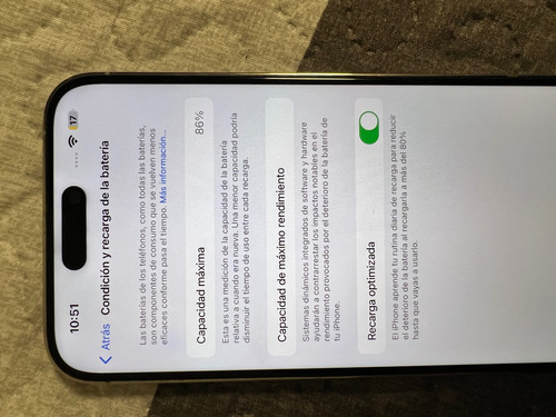 Apple iPhone 14 Pro Max (256 Gb) - Color Plata (Usado)
