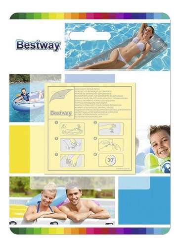 Parches De Reparación Para Piscinas Y Colchones Inflables 10 Transparente