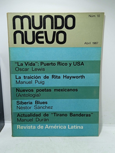 Mundo Nuevo - Revista De América Latina - Nuevos Poetas Mx 