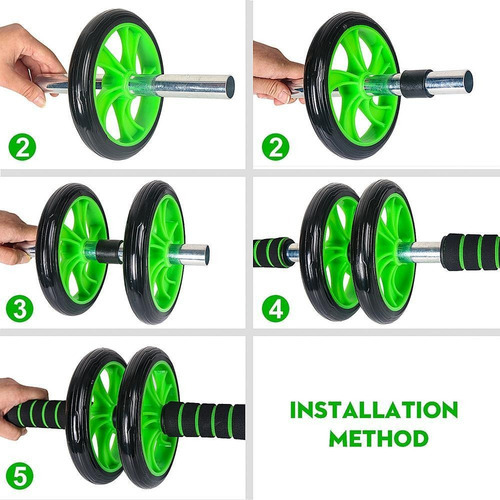 * Rueda Abdominal/rueda Ab/equipo De Ejercicio/rueda Doble