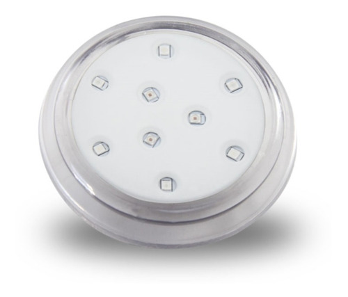 Led Luminaria De Piscina  9w 80mm Spot 3000k Transparente 