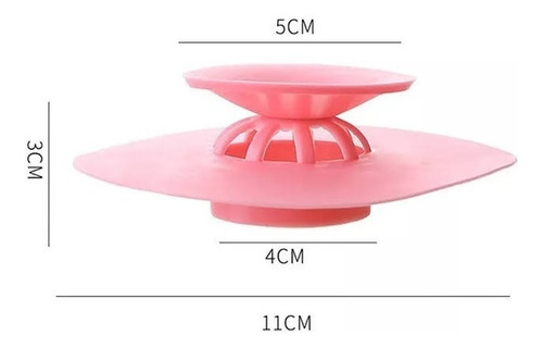 Imagen 8 de 9 de Pack X5 Tapon Cocina Baño Drenaje Atrapa Cabellos Pelos